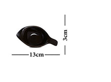 Load image into Gallery viewer, Caffeine Stoneware Dip and Sauce Diva Serving Bowl (Glossy Black) - Set of 2 - Home Decor Lo