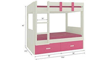 Load image into Gallery viewer, Adona Adonica Kids Room Furniture Set W/Twin Bunk Bed, Wardrobe And Desk - Home Decor Lo