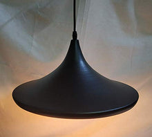 Load image into Gallery viewer, DarkVision Vintage Black Danish Medium Metal Tawa Hanging Light, Pendant Ceiling Light and Lamp (Bulbs Not Provided) - Home Decor Lo
