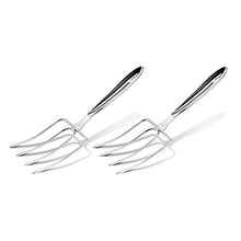 Load image into Gallery viewer, All-Clad T167 Stainless Steel Turkey Forks Set, 2-Piece, Silver - Home Decor Lo