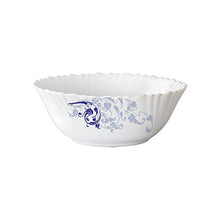 Load image into Gallery viewer, Larah by Borosil Blue Eve Silk Series Opalware Dinner Set, 35 Pieces, White