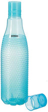 Load image into Gallery viewer, Amazon Brand - Solimo Plastic Fridge Bottle Set (3 pieces, 1L, Checkered pattern, Multicolour) - Home Decor Lo