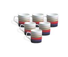 Load image into Gallery viewer, Clay Craft Director Hilton 389 Bone China Coffee Mug Set,Set of 6, Multicolour -(Size:220ml/6.6cm)- (CM-Director-Hilton-389) - Home Decor Lo