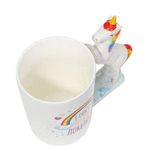 Load image into Gallery viewer, BonZeal 3D Ceramic Unicorn Mug Coffee Tea Mug 1 Piece 380 ml - Home Decor Lo