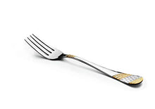 Load image into Gallery viewer, fnS Imperio Gold Plated 24 Pcs Cutlery Set -6 Pcs Dinner Spoon, 6 Pcs Dinner Fork, 6 Pcs Baby Spoon & 6 Pcs Tea Spoons - Home Decor Lo