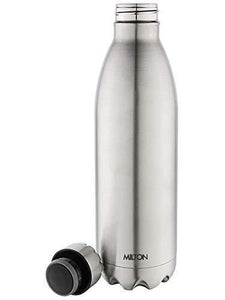 Milton Thermosteel Duo DLX 1800 Stainless Steel Water Bottle, 1.8 Liters, Steel - Home Decor Lo