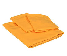 Load image into Gallery viewer, BEVI - Home Super Solid Yellow 144 TC Microfiber Double King Bedsheet with 2 Pillow Cover -(Plain Yellow) - Home Decor Lo