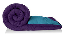 Load image into Gallery viewer, Amazon Brand - Solimo Microfibre Reversible Comforter, Double (Deep Purple and Ocean Blue, 200 GSM) - Home Decor Lo