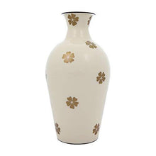 Load image into Gallery viewer, Alnico Decor Steel Flower Vase (Cream_12 X 6.5 Inch) - Home Decor Lo