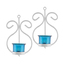 Load image into Gallery viewer, Homesake® Set of 2 Decorative White Wall Sconce