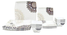 Load image into Gallery viewer, Bataniya Melamine Dinner Set, 46 Pieces, White 100% Veg Material - Home Decor Lo