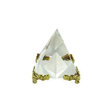 Load image into Gallery viewer, Reiki Crystal Products Vastu / Feng Shui Crystal Pyramid For Positive Energy And Vastu Correction.Good Luck & Prosperity - Home Decor Lo