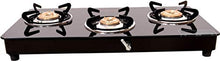 Load image into Gallery viewer, Butterfly Smart Glass 3 Burner Gas Stove, Black + Butterfly Jet Elite 750-Watt Mixer Grinder with 4 Jars (Grey) - Home Decor Lo