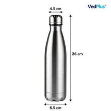 Load image into Gallery viewer, VedPlus™ Stainless Steel Water Bottle, Kids Water Bottle, Office and Sports Water Bottle Leak Proof and Light Weight Water Bottle - 950ml (2 Bottles) - Home Decor Lo