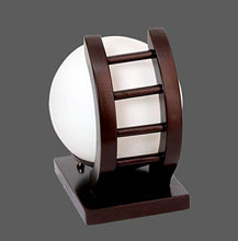 Load image into Gallery viewer, Genree Globe Design Wood and Glass Wall Light Wall Lamp Lighting to Decor (Brownish and White; Pack of 2) - Home Decor Lo