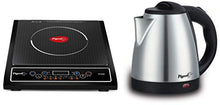 Load image into Gallery viewer, Pigeon by Stovekraft Cruise 1800-Watt Induction Cooktop (Black) + Pigeon by Stovekraft 12466 1.5-Litre Electric Kettle (Multicolor) - Home Decor Lo