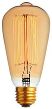Load image into Gallery viewer, GreyWings Metal Diamond Cadge Hanging Light Pendant Lamp, with Filament Bulb - Home Decor Lo