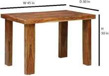 Load image into Gallery viewer, 2 Seater Sheesham Wood Dining Table with Chairs