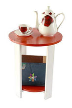 Load image into Gallery viewer, Art window Wooden Coffee Table | Cocktail Table | Center Table/End Table for Living Room, Bedroom (Medium, White and Orange) - Home Decor Lo