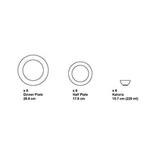 Load image into Gallery viewer, Noritake Japan Hearth Collection Peach Valley Kitchen and Dining Dinnerware Serving Dinner Set, 18 Pieces, Service for 6 - Home Decor Lo