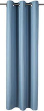 Load image into Gallery viewer, AmazonBasics Room - Darkening Blackout Curtain Set with Grommets - 245 GSM - 42" x 63", Smoke Blue - Home Decor Lo