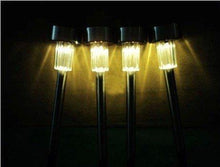 Load image into Gallery viewer, Preyank Solar 10X Solar Light For Path Garden Outdoor Landscape Yard Warm White LED Lamp, Black - Home Decor Lo