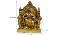 Load image into Gallery viewer, BHARAT HAAT Chhatrapati Shivaji Brass Handicraft Art by BharatHaat BH07074 - Home Decor Lo