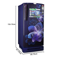 Load image into Gallery viewer, Godrej 190 L 5 Star Inverter Direct-Cool Single Door Refrigerator with Base Drawer (RD 1905 PTDI 53 JW BL, Jewel Blue) - Home Decor Lo