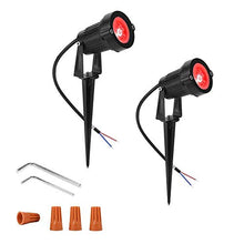 Load image into Gallery viewer, DMT™ 3 Watt Red Waterproof Spike LED Garden Light For Outdoor Purposes (Pack of 2) - Home Decor Lo
