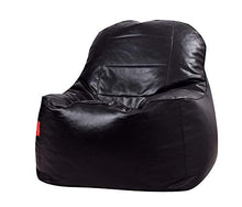 Load image into Gallery viewer, Couchette® Bean Bag XXXL Lounge Chair Bean Bag Cover with Footrest, Without Beans, Black (Without Fillers) - Home Decor Lo