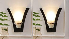 Load image into Gallery viewer, BrightLyts Wooden Uplighter LED Wall Light (5 W) -Set of 2 pcs - Home Decor Lo