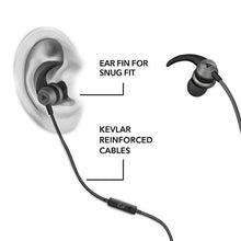 Load image into Gallery viewer, Boult Audio BassBuds X1 in-Ear Wired Earphones with Mic and 10mm Powerful Driver for Extra Bass and HD Sound (Grey) - Home Decor Lo