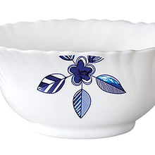 Load image into Gallery viewer, Larah by Borosil Morning Glory Silk Series Opalware Dinner Set, 35 Pieces, White