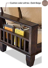 Load image into Gallery viewer, Strata Furniture Solid Rosewood and Sheesham Wood Sofa Set (Walnut Brown) - Home Decor Lo