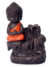 Load image into Gallery viewer, Buddha Smoke Fountain with 10 Smoke Back Flow Scented Cone Incenses - Home Decor Lo