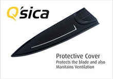 Load image into Gallery viewer, Q'sica Non-Stick 8.0" Chef's Kitchen Knife with Blade Cover, Black - Home Decor Lo