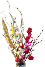 Load image into Gallery viewer, Fab n Style Natural Handmade Dry Pine Flower with Moti Sticks and Palm Leaf - Home Decor Lo