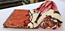 Load image into Gallery viewer, Jagdish Store Floral Print (Brown/Cream) Blanket(60 X 90 Inch)-Polyester(2.1 Kg) - Home Decor Lo