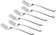 Load image into Gallery viewer, Shapes Opera Stainless Steel 6 Pieces Dinner Fork Set for Home/Kitchen - Home Decor Lo