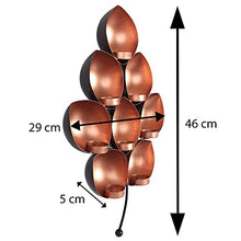 Load image into Gallery viewer, TDOC Decorative Leaf Eye Shaped Iron Wall Sconce