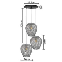 Load image into Gallery viewer, Homesake 60 Watts Chandelier Light, White, Round