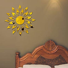 Load image into Gallery viewer, Bikri Kendra - Sun Golden - 3D Acrylic Decorative Mirror Wall Stickers - Home Decor Lo