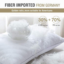 Load image into Gallery viewer, Bed Pillows for Sleeping(2-Pack) Luxury Hotel Collection Gel Pillow Good for Side and Back Sleeper & Hypoallergenic-Queen Size - Home Decor Lo