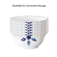 Load image into Gallery viewer, Larah by Borosil Morning Glory Silk Series Opalware Dinner Set, 35 Pieces, White
