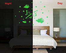 Load image into Gallery viewer, DreamKraft Glow in The Dark Kids Room Decor Radium Sticker (Green, 69x49 cm) - Home Decor Lo