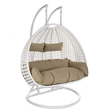 Load image into Gallery viewer, Double Swing Basket Chair with Curve Stand for Kid's and Adult - Home Decor Lo