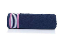 Load image into Gallery viewer, Casa Copenhagen 500 GSM 2 Pieces Large (70 cm x 140 cm) Cotton Bath Towel Set - Pack of 2 (Blue & Pink 70 cm x 140cm) - Home Decor Lo