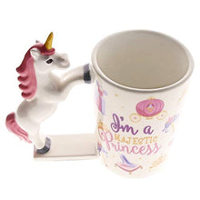 Load image into Gallery viewer, BonZeal 3D Ceramic Majestic Princess Unicorn Horse Mug Coffee Tea Mug 1 Piece 350 ml - Home Decor Lo