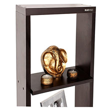 Load image into Gallery viewer, Bluewud Walten Engineered Wood Bookshelf/Display Rack (Wenge) - Home Decor Lo