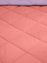 Load image into Gallery viewer, Amazon Brand - Solimo Microfibre Reversible Comforter, Double (Candy Pink and Bubble Gum Purple, 200 GSM) - Home Decor Lo